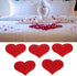 Heart Shape Decor, 500pcs/pack Red Heart Shape Petals Confetti Sponge Scatter for Wedding Party Decorations