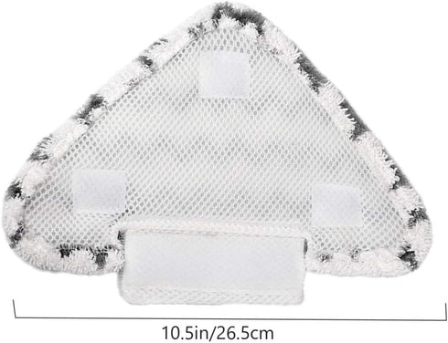 Meriton Washable Triangle Replacement Steam Mop Pads, Fits Shark Lift-Away/Genius, 2 Pack