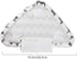 Meriton Washable Triangle Replacement Steam Mop Pads, Fits Shark Lift-Away/Genius, 2 Pack