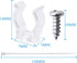 36 Pack Set 8-10mm IP65 LED Rope Lights Clips, Mounting Bracket Fixing Rope Lights Tape Light Fixing Clips Rope Lights