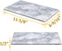 Rectangular Marble Vanity Tray - 11-5/8" x 6-1/4" for Counter, Bathroom, Dresser, Nightstand or Desk