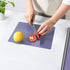 WK Small Plastic Cutting Board Set of 3, Flexible Non Slip Mats for Meat, BPA Free, Dishwasher Safe