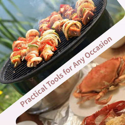 4Pcs Crab Crackers and Tools Multicolored Crab Leg Crackers Tool Efficient Lobster Crackers Portable Seafood Crackers