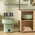 Updated Model Portable Washing Machine, Mini Foldable Washer 10L Capacity for Baby Clothes, Travel