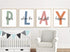 Baccone 8x10 Inch Set 4 Kids Playroom Wall Art Boys Room Wall Decor Childrens Playroom Canvas Prints Baby Boy Kids Room