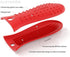 Silicone Cast Iron Potholder Set, Hot Handle Holder with 2 Pan Scrapers & Silicone Hot Pad