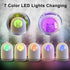 Cute Pet Humidifier with 300ml Water Tank, 10 Hours, 7 Color LED Lights, Auto Shut-off (Pink)