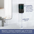 AIKE Wall Mount Automatic Soap Dispenser for Liquid Soap, Battery Operated - Black, Model AK1216