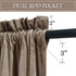 84 inches 52 84, 1 RYB Home Taupe Velvet Curtains Long for Bedroom, Super Soft Room Darkening Thermal Insulating Window