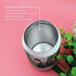 14oz Stainless Steel Tumbler with Lid & Straw, Double Wall Vacuum Insulated Travel Mug for Coffee Drinks