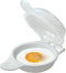 Trenton Gifts Microwave Egg Cooker/Poacher - Easy Scrambled Omelet Maker & Breakfast Cookware -