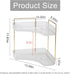 Countertop Counter, 2 INVSSENE Corner Bathroom Organizer, Vanity Trays for Makeup Organizers, Perfume Tray, Kitchen