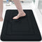 Arotive Memory Foam Bathroom Rug Mat - 30x20 Ultra Soft and Absorbent Bath Mat for Bathroom Floor, Black