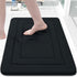 Arotive Memory Foam Bathroom Rug Mat - 30x20 Ultra Soft and Absorbent Bath Mat for Bathroom Floor, Black