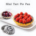 12 Pcs Aluminum Alloy Cake Pie Tins Mini Tart Pie Pan Cake Cup Jelly Mold Bakeware Cake Pans for Pie Tart Cake Baking Tool by JIEDALIN