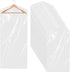 DERIQ 20pcs 60 Inch Plastic Garment Bag, Clear Dry Cleaner Bags for Clothes Cover, Laundry Bags for Storage