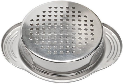 DEVILMAYCARE 2-Pack Stainless Steel Food Can Drainer Strainer, Kitchen Tools for Tuna Can Oil Press and Opener