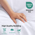 HOMEIDEAS Queen Size Bed Sheets - 6 Piece Set (White) Extra Soft Brushed Microfiber Bedding