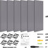 16.5 Inch (Set 6 YGEOMER Floating Shelves for Wall, Farmhouse Wall Shelves for Bedroom, Bathroom Storage, Living Room