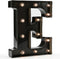 OYCBUZO Light Up Black Alphabet Marquee Letters Sign, LED Marquee Number Lights for Home Bar Christmas Decoration