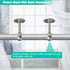 Creatyi Heavy Duty Closet Rod Brackets, Ceiling-Mount Brackets for 1 1/4 Inch Rod (4 PCS, Silver)