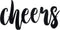 Pangda Cheers Sign for Home Bar, Metal Wall Decor for Home Office Living Room, Black, 13.78 x 5.91 Inch