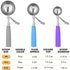 Ice Cream Scoop Set, Cookie Scoop Includes 1.2 OZ/2 OZ/4 OZ Scoops for Portion Control of Cookie Dough & Ice Cream