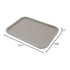 Carlisle FoodService Products CT121623 Café Standard Tray, 12" x 16", Gray