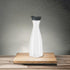 OGGI Clear Carafe w/Flip Open Lid, Ideal Juice Bottle, 1.6 Lt (54Oz), Black