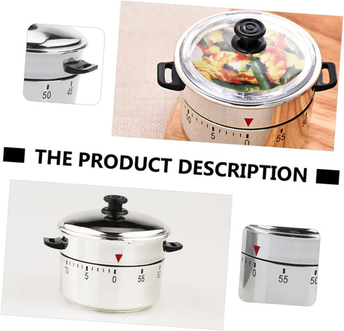 Pressure Cooker Timer, Loud Bell Novelty Kitchen Timer, Tea Kettle Shaped Timer for Cooking