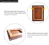 6x8 4.5x6.5 6 8 Picture Frame Wood With Glass, With Mat, Natural Solid Walnut by Picture Frame, For Wall or Tabletop