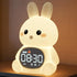 MASHI Bunny Alarm Clock, Toddler Sleep Training Clock with Sun & Moon,