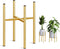 Adjustable Metal Plant Stand Indoor, Mid Century Modern Outdoor Planter Holder for