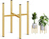 Adjustable Metal Plant Stand Indoor, Mid Century Modern Outdoor Planter Holder for