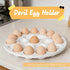 22 Cinf Ceramic Deviled Egg Containers Deviled Egg Platter Easter Gift Carrier Holder Trays with Slots for Holiday