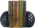 6.5Inch Set Brain Bookends, Tall Brain Decorative Resin Book Shelf Organizers Book Holders Shelf Dividers Book Ends