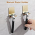 4 Pcs Gold Razor Loofah Holder for Shower Self Adhesive Waterproof Shaver Hooks Waterproof for wall Metal Heavy Duty