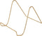 Bard's Plain Gold-toned Wire Easel Stand, 6" H x 5.5" W x 8" D