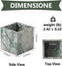 Desk,3.93inch Real Luxurious Natural Marble Toothbrush Holder & Makeup Brush Organizer & Pen Holder for Square Marble