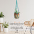 3ft 4-8 Macrame plant hanger beaded plant hanger for pots for live plants indoor and outdoor decor hanging plant holder