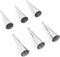 Fox Run Brands Lady Lock Forms Cream Horn Molds, Set of 6, 4.5-Inch