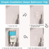 EucUctic 20.29Fl Oz 3 Mouthwash Dispenser for Bathroom - Bathroom Accessories Adjustable Dispensers Levels,Automatic