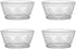Set of 4 Glass Bowls, 13 OZ Small Bowls for Kitchen, Dessert, Ice Cream, Snack, Side Dishes, Dipping