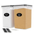 DWLLZA KITCHEN Large Flour Sugar Storage Containers Set of 2; 175 FL.