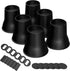 MYMULIKE Bed Risers 6 Inch, 6 Pack Heavy Duty Bed Furniture Risers,