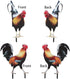 Bad Piggies Acrylic Chicken Yard Stakes - Outdoor Garden Art, Rooster & Chicken Statues for Pathway, Patio & Lawn