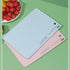 Kitchen Plastic Cutting Board, Reusable Utility Board with Knife Hanging Hole for Fruit Chopping, Portable (Pink)