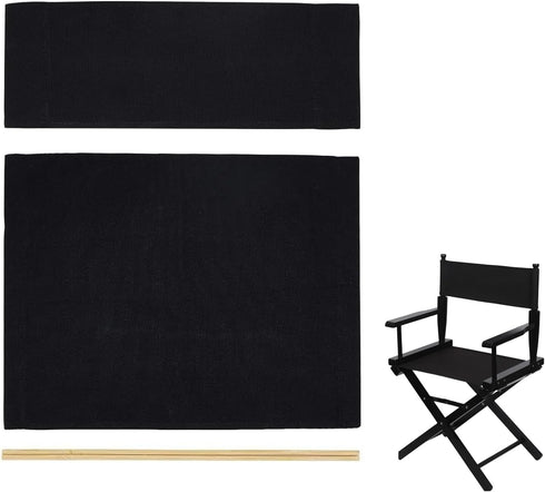 Director Chair Canvas Replacement with Wood Stick, 21.2" L x 16.1" W