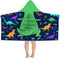 Dinosaur Beach Towel, Dinosaur Towel for Kids with Hood T-rex Hooded Towel