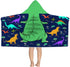 Dinosaur Beach Towel, Dinosaur Towel for Kids with Hood T-rex Hooded Towel